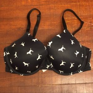 PINK Dog Logo Bra